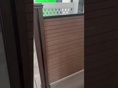 Wood Look WPC Fence Stylish Corrosion Resistant  Stronger than Wood