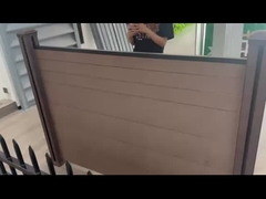 Wood Look WPC Fence Stylish Corrosion Resistant 