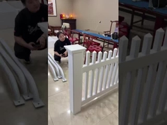 Easy Maintain PVC Picket Fence Use Strong Stable