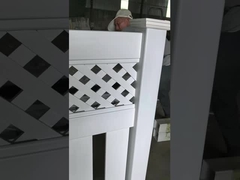 PVC Planting Box – 4*4*2.1in Raised Garden Bed for Vegetables Flowers  Patio Balcony Use