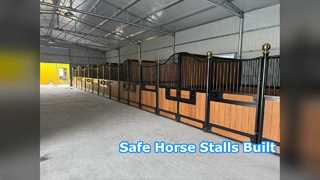 Safe Horse Stalls Weather Resistant Panels Secure Gates